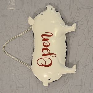 Pig reversible sign